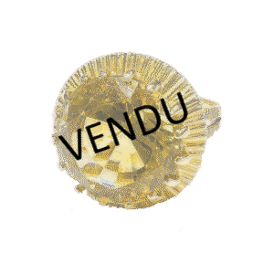 Bague Cocktail citrine