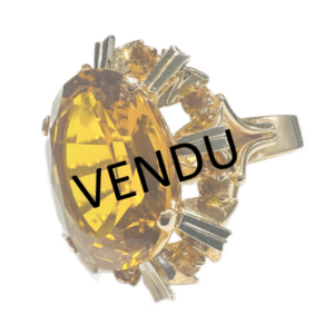 Bague Cocktail citrine