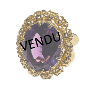 bague améthyste
