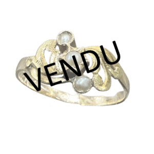 Bague ancienne perles