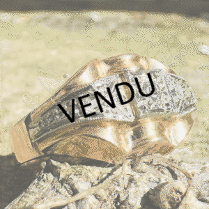 Bague tank diamants