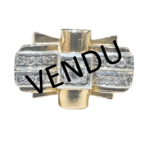 Bague Tank diamants