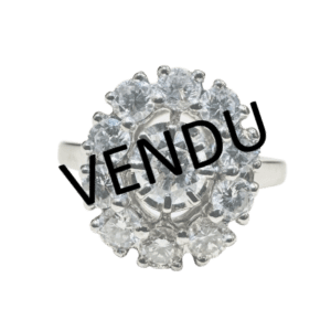 Bague Art Déco diamants