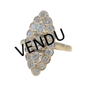 Bague marquise ancienne