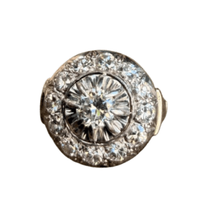 bague ancienne art déco diamants