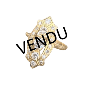 Bague marquise ancienne