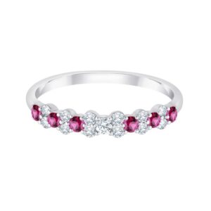 alliance rubis diamants