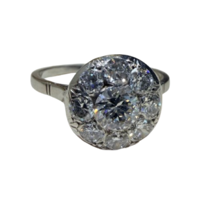 bague ancienne art déco diamants