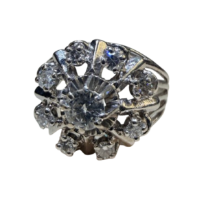 bague ancienne art déco diamants